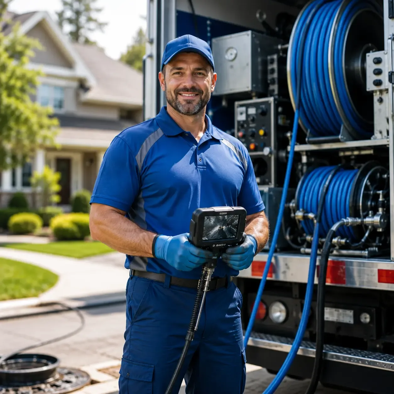 Local outdoor drain cleaning specialists in Hadley, PA